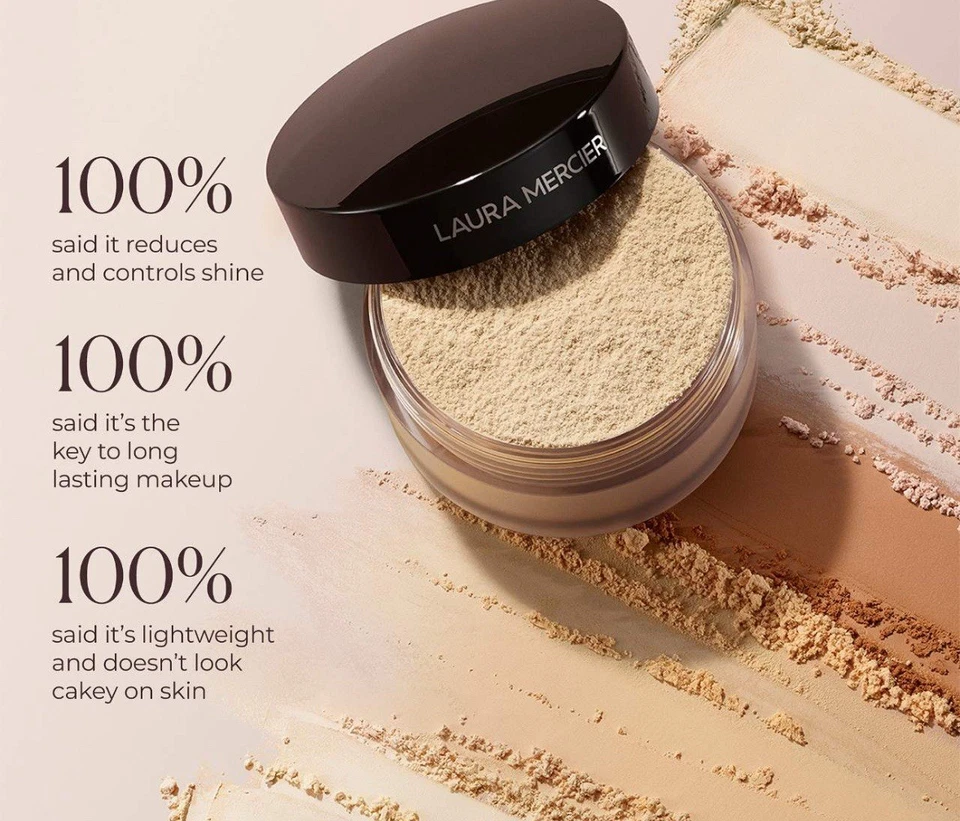 Laura Mercier Translucent Loose Long wear Shine Control Setting Powder 1oz NIB - Image 4 of 4