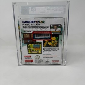 1999 NINTENDO GAME BOY COLOR CONSOLE TEAL VGA 85+ SEALED &ndash; , ,500*