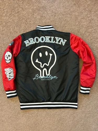 Rue 21 Men’s Brooklyn New York Varsity Jacket Size S image 3