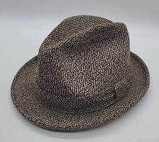 Vintage Stetson Union Made Fedora Hat Beige USA Men s Size 7