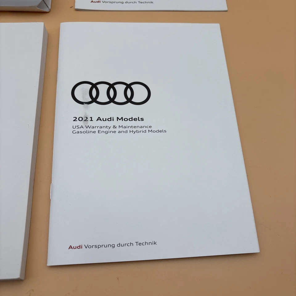 2021 AUDI A5 MANUAL DO PROPRIETÁRIO, garantia, suplemento, com capa incluída - Imagem 2 de 4