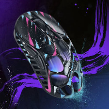 Gaming-Maus kabellos USB RGB mehrfarbig ergon...