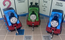 Thomas  Friends Thomas And Percy Push Along Metal Car Lot Of 3