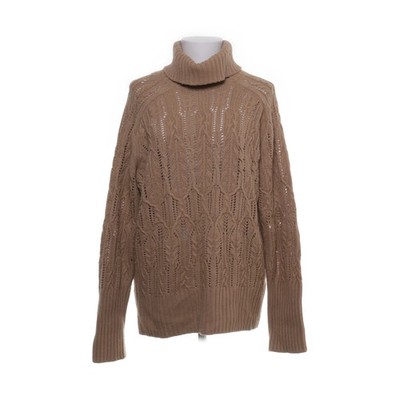 C&A Premium, Rollkragenpullover, Größe: L, Beige, Chevron, Musterstrick #JWP