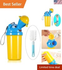 500ML Portable Baby Child Kids Travel Potty with Clean Brush,Hygienic Leak P...