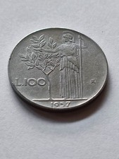 Repubblica Italiana 100 Lire Minerva 1957