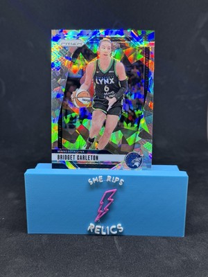 Bridget Carleton 2024 Panini Prizm WNBA Silver Cracked ICE PRIZM #138 LYNX