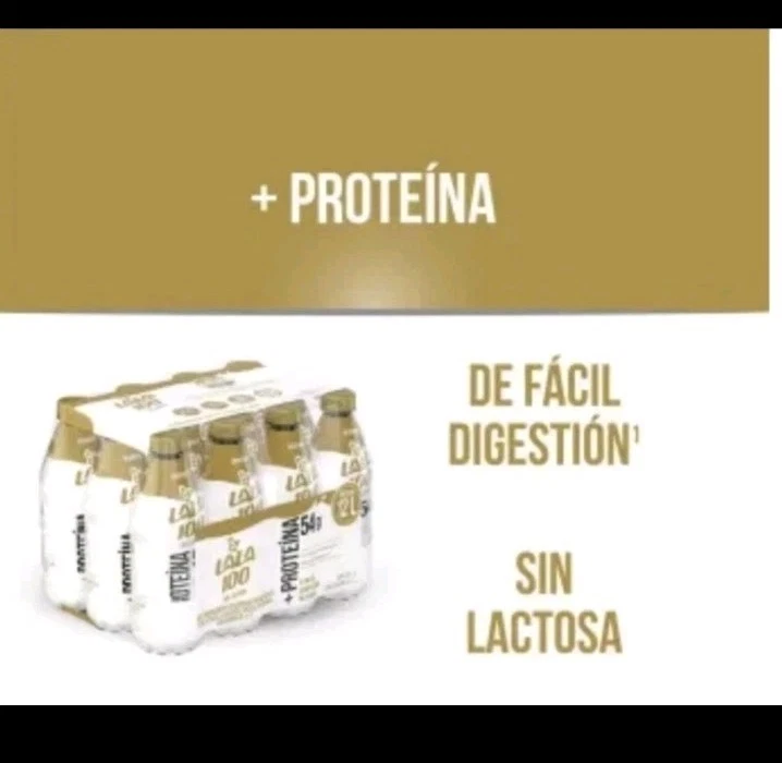 12 PACK  LECHE LALA 100 + PROTEINA  LACTOSE FREE  1 LITRO EACH ONE DOZEN ❗️ - Image 2 of 4