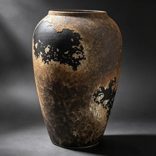 Ceramic Rustic Vases for Centerpieces,11 inch Decorative Terracotta Flower vase