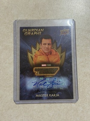 2024 GUARDIANS OF THE GALAXY GUARDIAN GRAPHS NATHAN FILLION AS MASTER KARJA AUTO