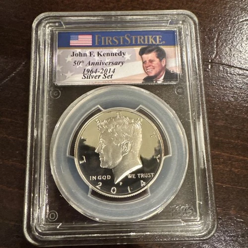 2014 S PCGS PR69 DCAM Kennedy Silver Half Dollar 50c 50th Ann First Strike