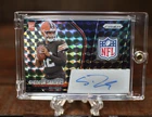 2025 Prizm Football #RPH-SSS Shedeur Sanders 1/1 RPA Browns Black Finite