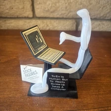 Sculptures Acrylic Figure Creative Concepts Computer Laptop