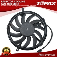 Radiator Cooling Fan Assembly Fits Mini Cooper Countryman Paceman 1.6L 2013-2016
