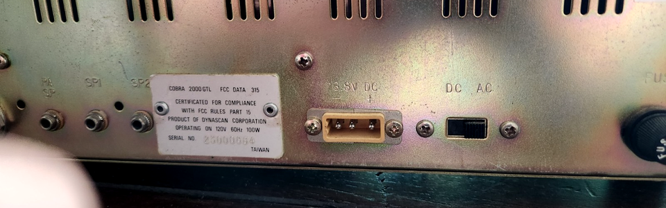 Cobra 2000GTL CB Base Station CA72 Mic-base speaker & Digi Scan 400 ...