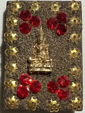 PHRA KAEW MORAKOT/LP TOH/SIAM RAMA V RARE OLD THAI BUDDHA AMULET PENDANT MAGIC#1