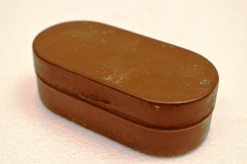 Vintage 1941 James Murray & Co. Ltd. Oval Metal Tin WWII Era Brown Box Collectib - Picture 5 of 7