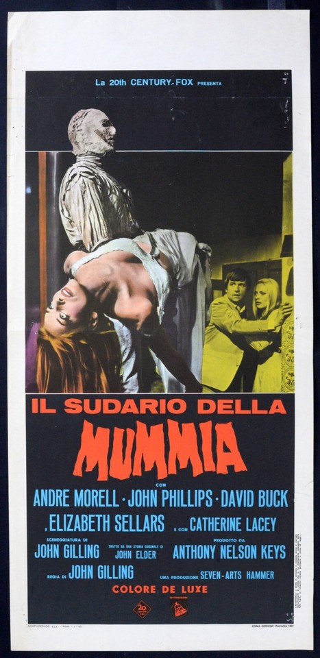 Locandina di Il sudario della mummia (1967)