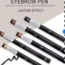 New 3D Eyebrow Tattoo Fork Pen Pencil Microblading 4Tip Brow Enhancer Waterproof