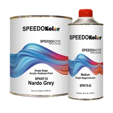 High Gloss Nardo Grey 2K Acrylic Urethane, 4:1 Gallon Medium Kit, SPK9712/SPK75
