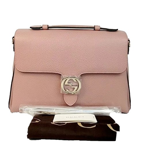 GUCCI OLD One-Shoulder GG Logo Shoulder Bag Leather WHT | eBay