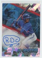 2021 Bowman's Best of 2021 Autographs Atomic Refractor Rikelbin De Castro 25/25