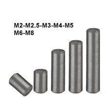 2mm 2.5mm 3mm 4mm 5mm 6mm 8mm Metric Carbon Steel Dowel Pins Solid Metal Pins