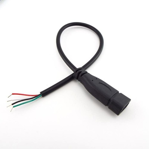 Micro USB 2.0 A Female Male Jack Connector 2/4 Pin Wire Data Charge Cable Cord - Picture 6 of 12