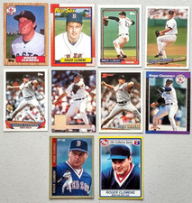 Roger Clemens Baseball Card Lot 1987-1996 Topps Fleer Donruss Boston Red Sox