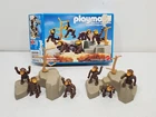 Vintage Playmobil Geobra Chimpanzees Toy Figure Chimps Set #9762 Animal Series