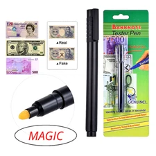 Smart Money Counterfeit Detector Tester Marker Pen Use On Fake Bills Checker