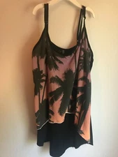 O'Neill Women's Junior's Tropical Cropped Front Tank Top, Size XS