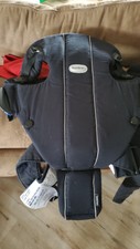 babybjörn baby carrier original black cotton