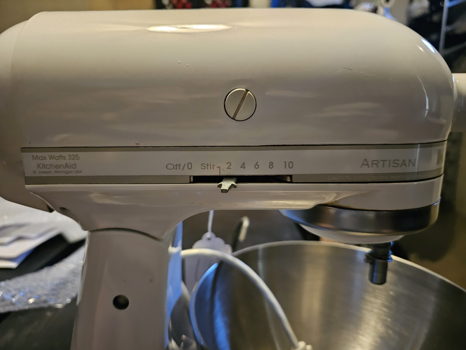 KitchenAid 5 Quart Artisan Stand Mixer KSM150PSWH White 50946873022