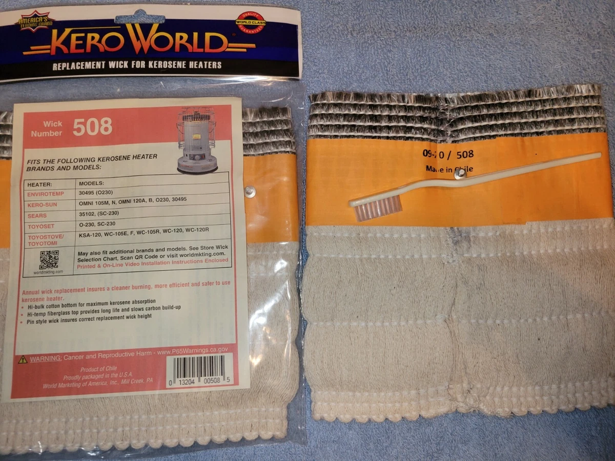 SEARS Kerosene Heater Wick fits 35102, SC-230 WICK,CLEANING BRUSH u0026amp;  CLEAN GUIDE | eBay
