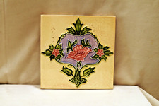 Carreaux Anciens Art Nouveau Céramique Majolique Saji Japon Décor Architectural