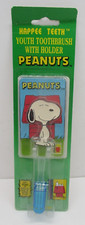 Vintage Snoopy Toothbrush Peanuts Happee Teeth With Travel Cap NIB