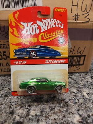 ミニカー Hot Wheels 1970 Chevelle #8 of 25 Amazon.com: Hot Wheels Classics Series 1 - 1970 Chevelle #8
