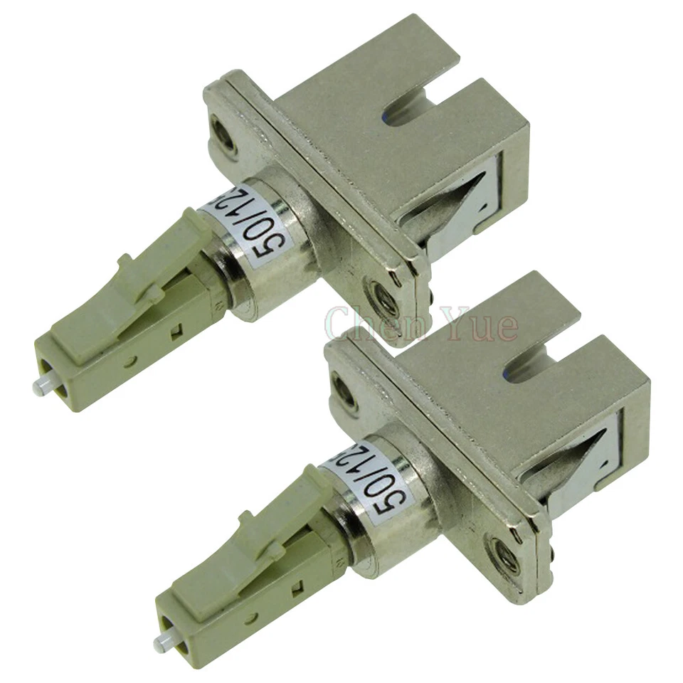 2pcs LC Male to SC Female Fiber Optic Adapter MM 50/125  Hybrid Optical Adaptor - Image 4 of 4