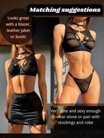 Women Sexy Lingerie Lace Sheer Babydoll Mini Skirt Underwear Nightwear Sleepwear