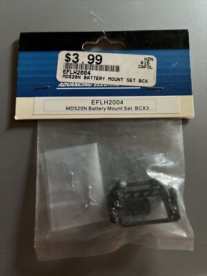 E-FLITE  EFLH2004 = MD520N BATTERY  MOUNT SET : BCX3 (NEW)
