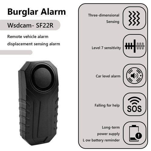 Wireless AntiTheft Security Alarm Bike Motorcycle Mobility Scooter