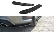 Cup Diffusor Ansätze schwarz für Mercedes C-Klasse W204 AMG Heck Splitter Cap