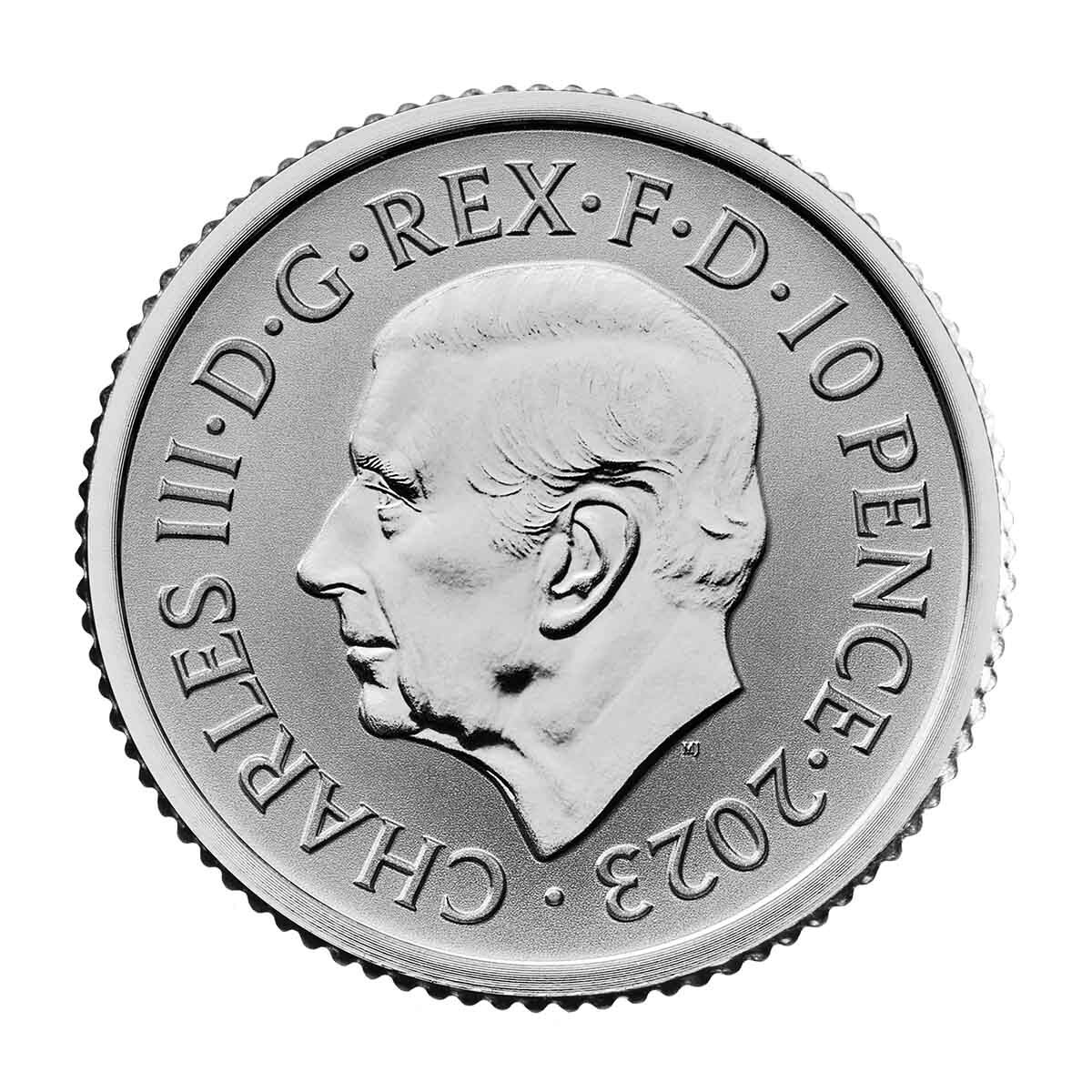 BRITANIA FRACTIONAL HIS MAJESTY KING CHARLES III Silver Proof Set