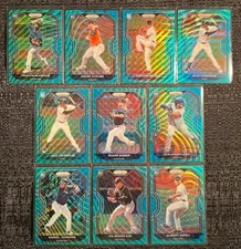 2021 Panini Prizm Baseball TEAL WAVE Complete Your Set You Pick Card #1-250 PYC