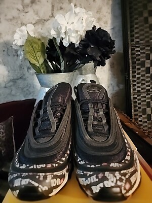 mens nike air max 97  Just Do It Black size 11 s-l400.jpg main image 2