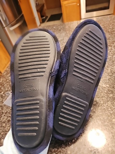 New Men's FOCO Penn State Lions Slippers Size S Fits 7/8 100% Cotton Upper - Picture 3 of 3