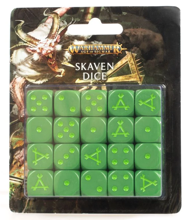 Warhammer Skaven Dice Pack 20x 16mm Dice Age of Sigmar Rat Men | eBay