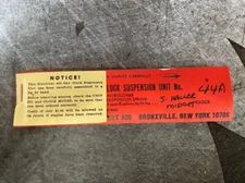 NOS Horolovar 400-Day Clock Suspension Spring Unit No. 44A