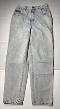 Vintage PS GITANO  Jeans Acid Wash Tapered High Rise Mom 80s 100% cotton size 12